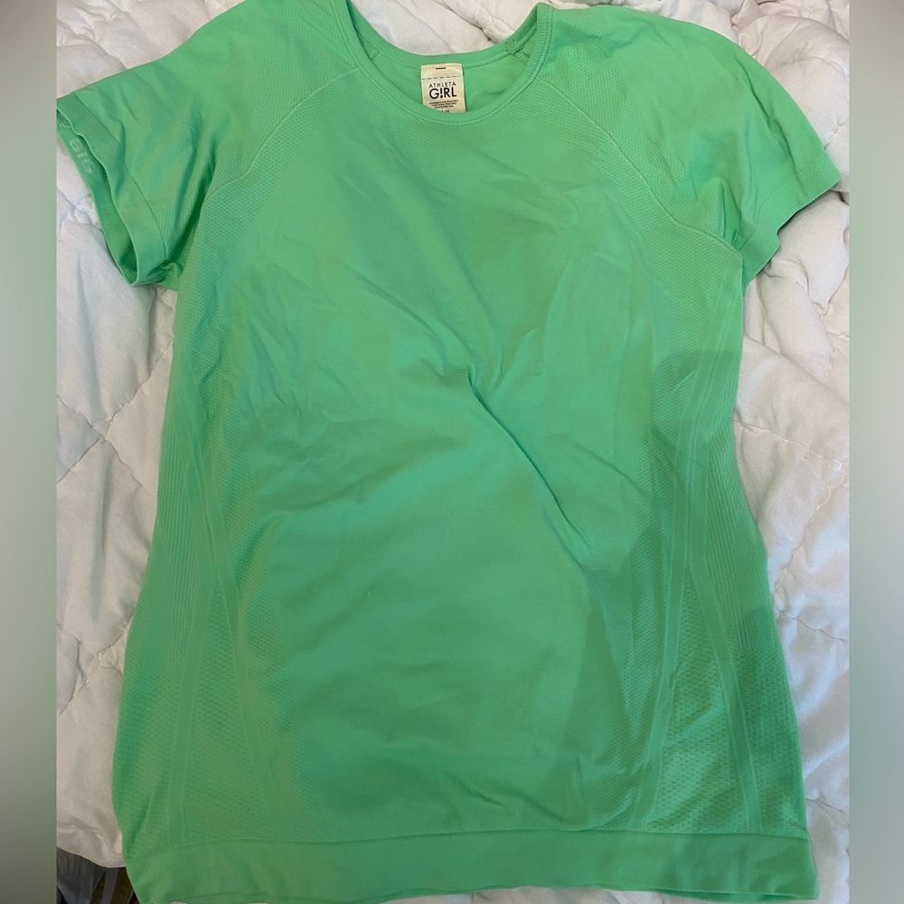 Green Athleta Girl Speedlight Top